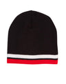 CH63 CONTRAST STRIPE BEANIE - WEARhouse