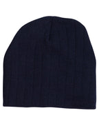 CH64 Cable Knit Beanie With Fleece Head Band - WEARhouse