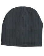CH64 Cable Knit Beanie With Fleece Head Band - WEARhouse
