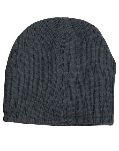 CH64 Cable Knit Beanie With Fleece Head Band - WEARhouse