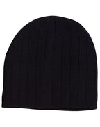 CH64 Cable Knit Beanie With Fleece Head Band - WEARhouse