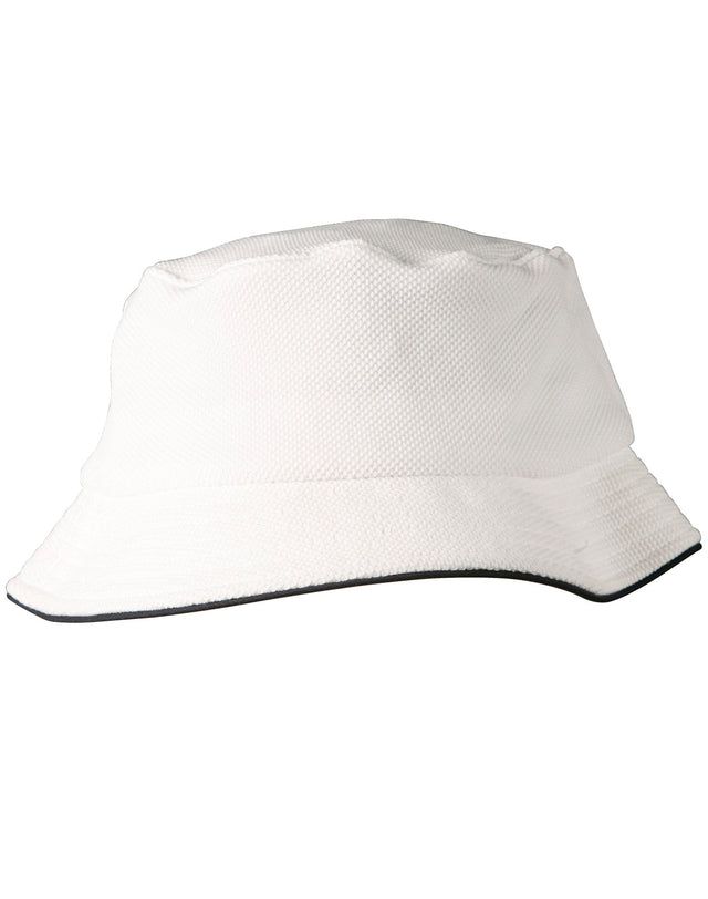 CH71 Pique Mesh With Sandwich Bucket Hat - WEARhouse