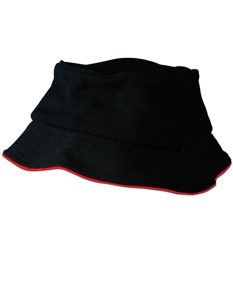 CH71 Pique Mesh With Sandwich Bucket Hat - WEARhouse