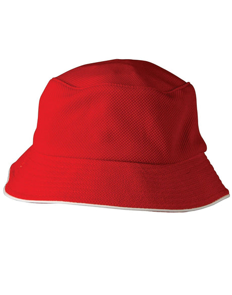 CH71 Pique Mesh With Sandwich Bucket Hat - WEARhouse