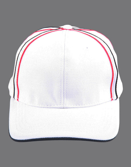 CH76 Tri-Colour Pique Mesh Cap - WEARhouse