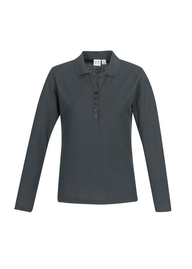 Crew Ladies L/S Polo - P400LL - WEARhouse