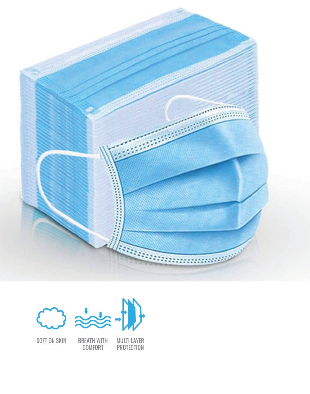 FACE MASKS - 50 Pack - WEARhouse