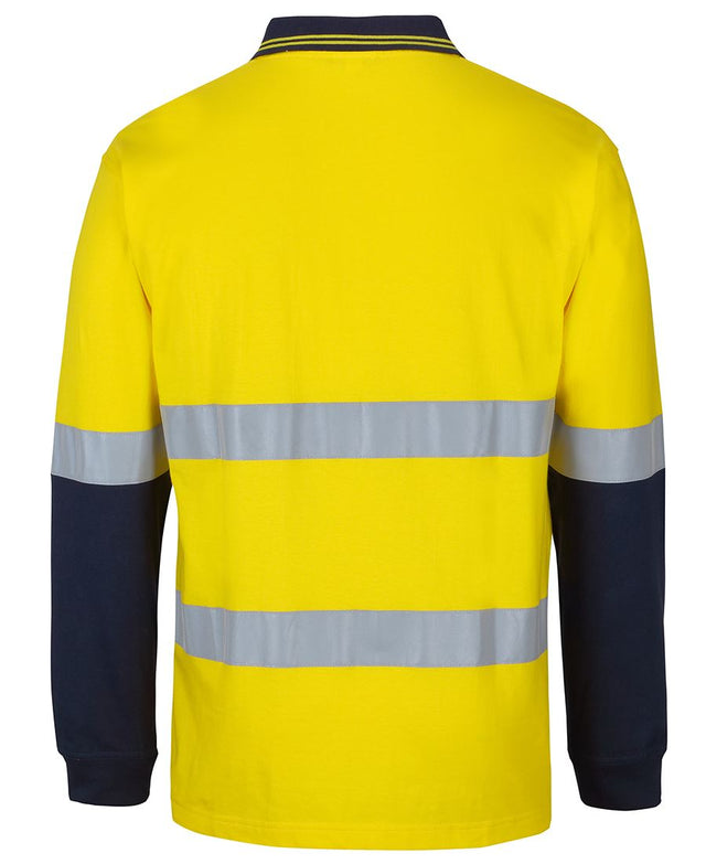 HI VIS (D+N) L/S COTTON POLO 6DCPL - WEARhouse