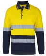 HI VIS (D+N) L/S COTTON POLO 6DCPL - WEARhouse