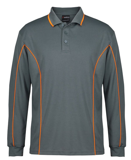 JBS PODIUM L/S PIPING POLO 7PIPL (SIZES XXS-2XL) - WEARhouse