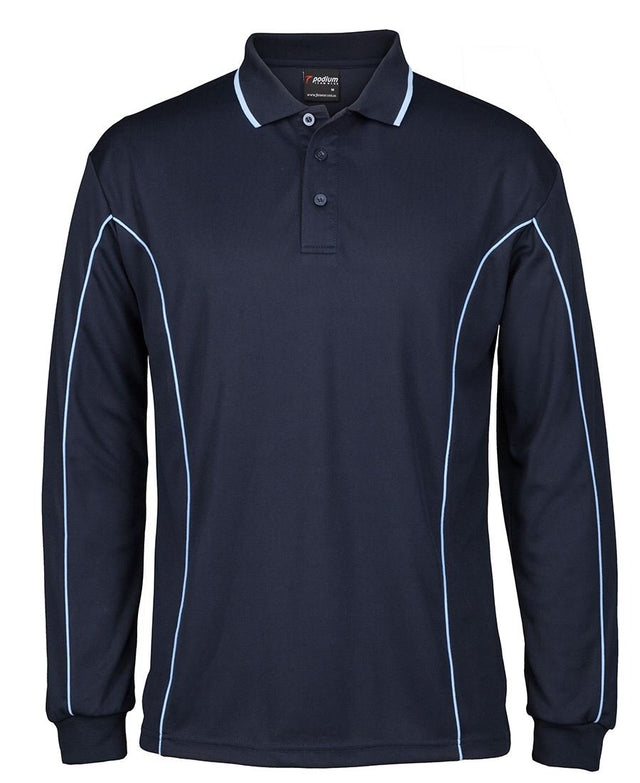 JBS PODIUM L/S PIPING POLO 7PIPL (SIZES XXS-2XL) - WEARhouse