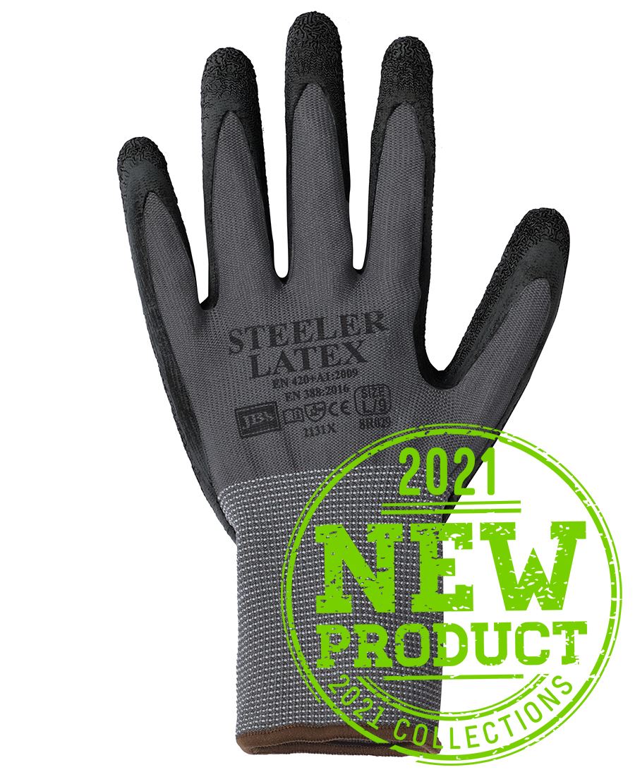 JBS STEELER LATEX CRINKLE GLOVE (12 PACK) 8R029 - WEARhouse