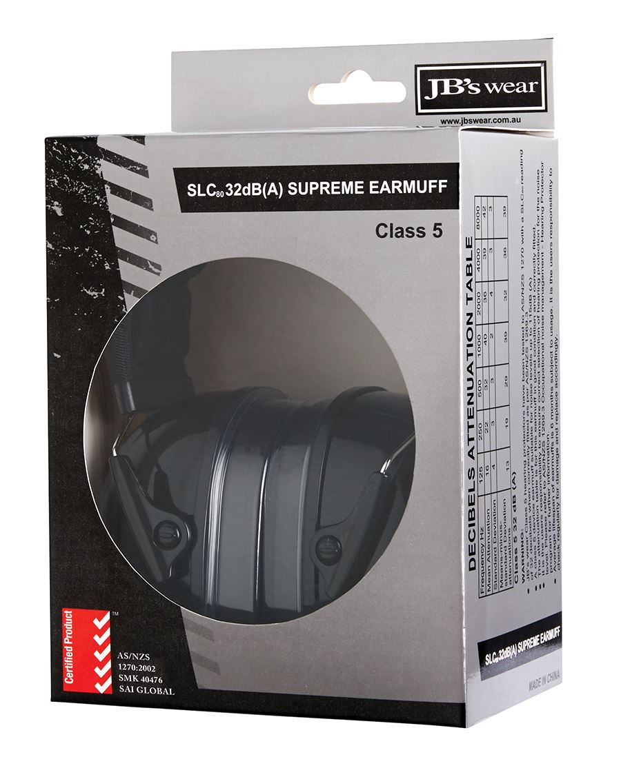 JB's Wear 32DB SUPREME EAR MUFFS 8M001 - WEARhouse