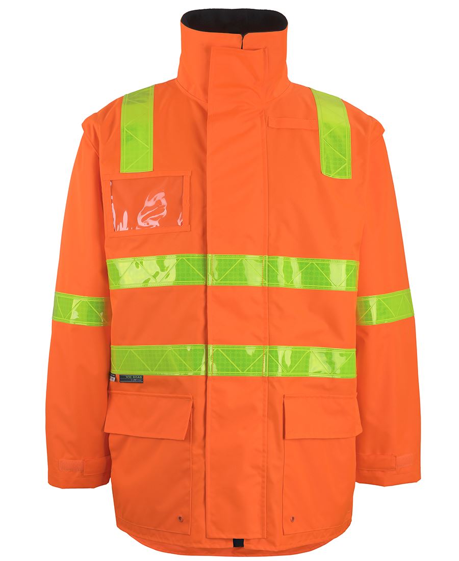 JB'S WEAR 6DVRL VIC ROAD (D+N) ZIP OFF SLEEVE LONGLINE JACKET - WEARhouse