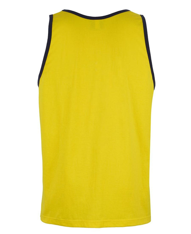 JB'S WEAR 6HTCS HI VIS COTTON SINGLET - WEARhouse