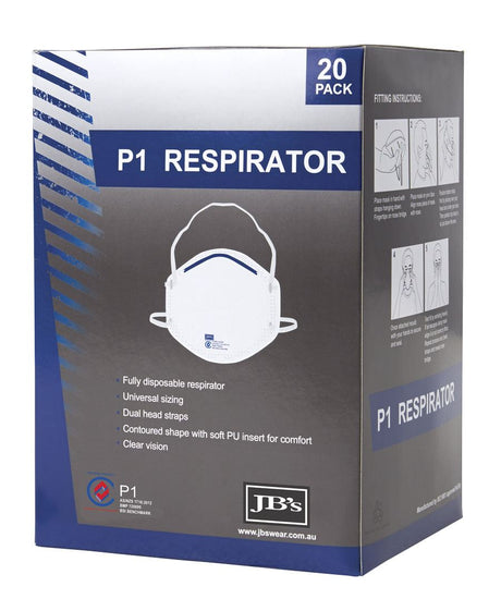 JB's Wear BLISTER (5PC) P1 RESPIRATOR 8C00 - WEARhouse