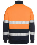 JB's Wear Hi Vis 1/2 Zip (D+N) Fleecy Sweat 6HZFS - WEARhouse