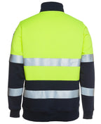 JB's Wear Hi Vis 1/2 Zip (D+N) Fleecy Sweat 6HZFS - WEARhouse