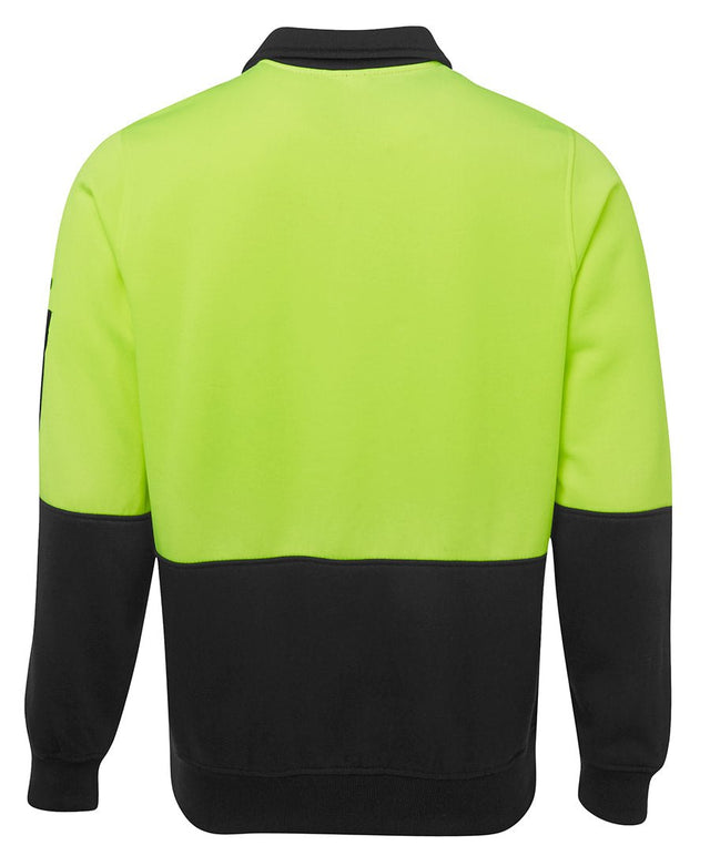 JB's Wear Hi Vis 1/2 Zip Fleecy Sweat 6HVFH - WEARhouse