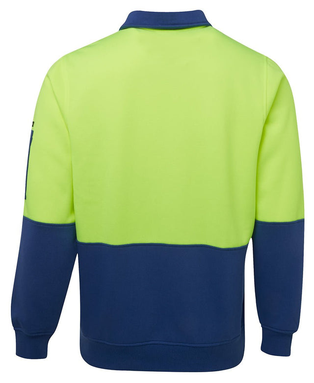 JB's Wear Hi Vis 1/2 Zip Fleecy Sweat 6HVFH - WEARhouse