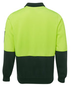 JB's Wear Hi Vis 1/2 Zip Fleecy Sweat 6HVFH - WEARhouse
