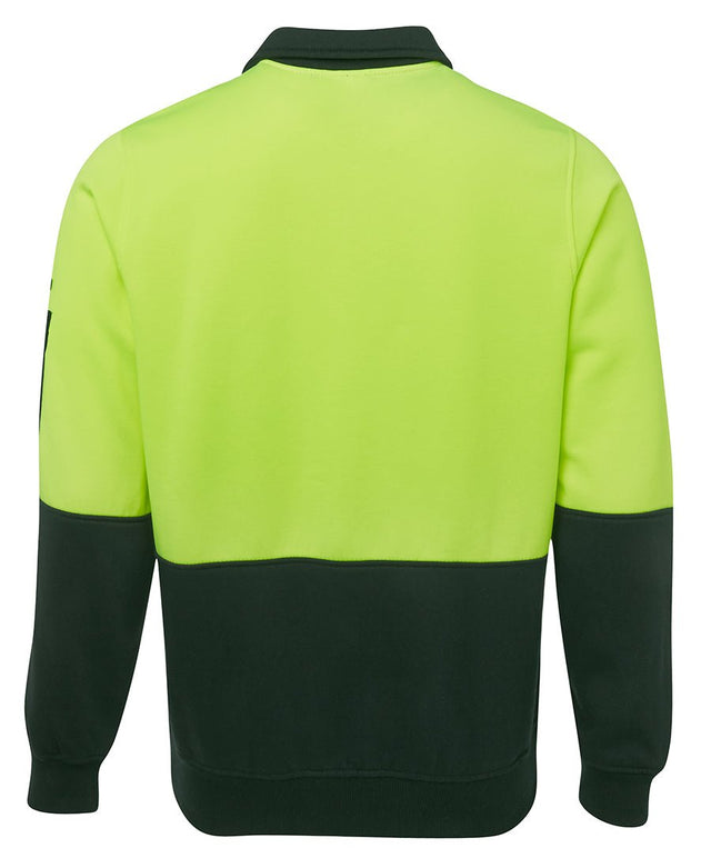 JB's Wear Hi Vis 1/2 Zip Fleecy Sweat 6HVFH - WEARhouse