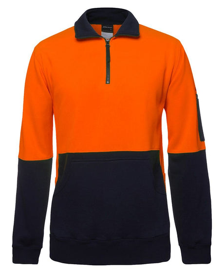 JB's Wear Hi Vis 330G 1/2 Zip Fleece 6HVPZ - WEARhouse