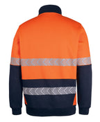 JB's Wear HI VIS 330G 1/2 ZIP SEGMENTED TAPE FLEECE 6DPS - WEARhouse