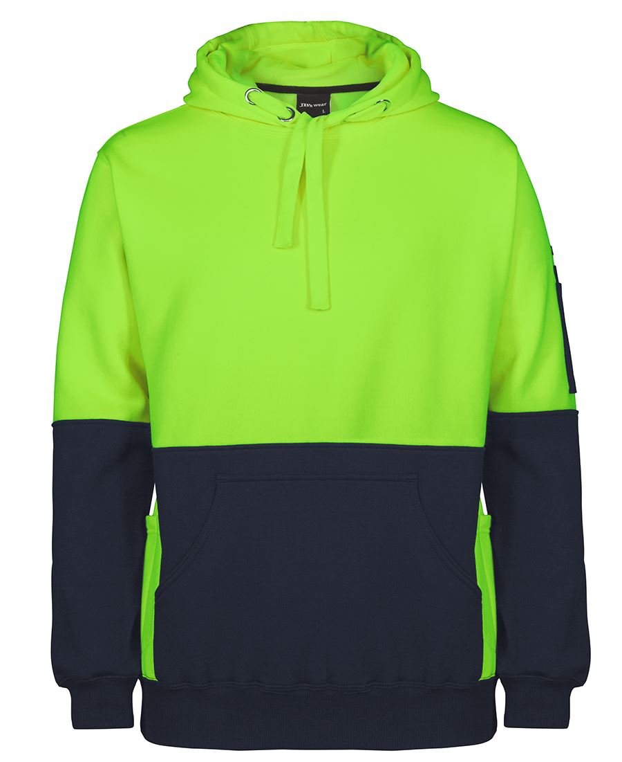 JB's Wear Hi Vis 330G Pull Over Hoodie 6HVPJ - WEARhouse