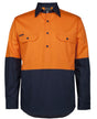 JB's Wear HI VIS CLOSE FRONT L/S 150G WORK SHIRT 6HVCS - WEARhouse