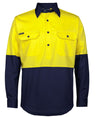 JB's Wear HI VIS CLOSE FRONT L/S 150G WORK SHIRT 6HVCS - WEARhouse