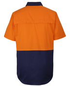 JB's Wear HI VIS CLOSE FRONT S/S 150G WORK SHIRT 6HVCW - WEARhouse