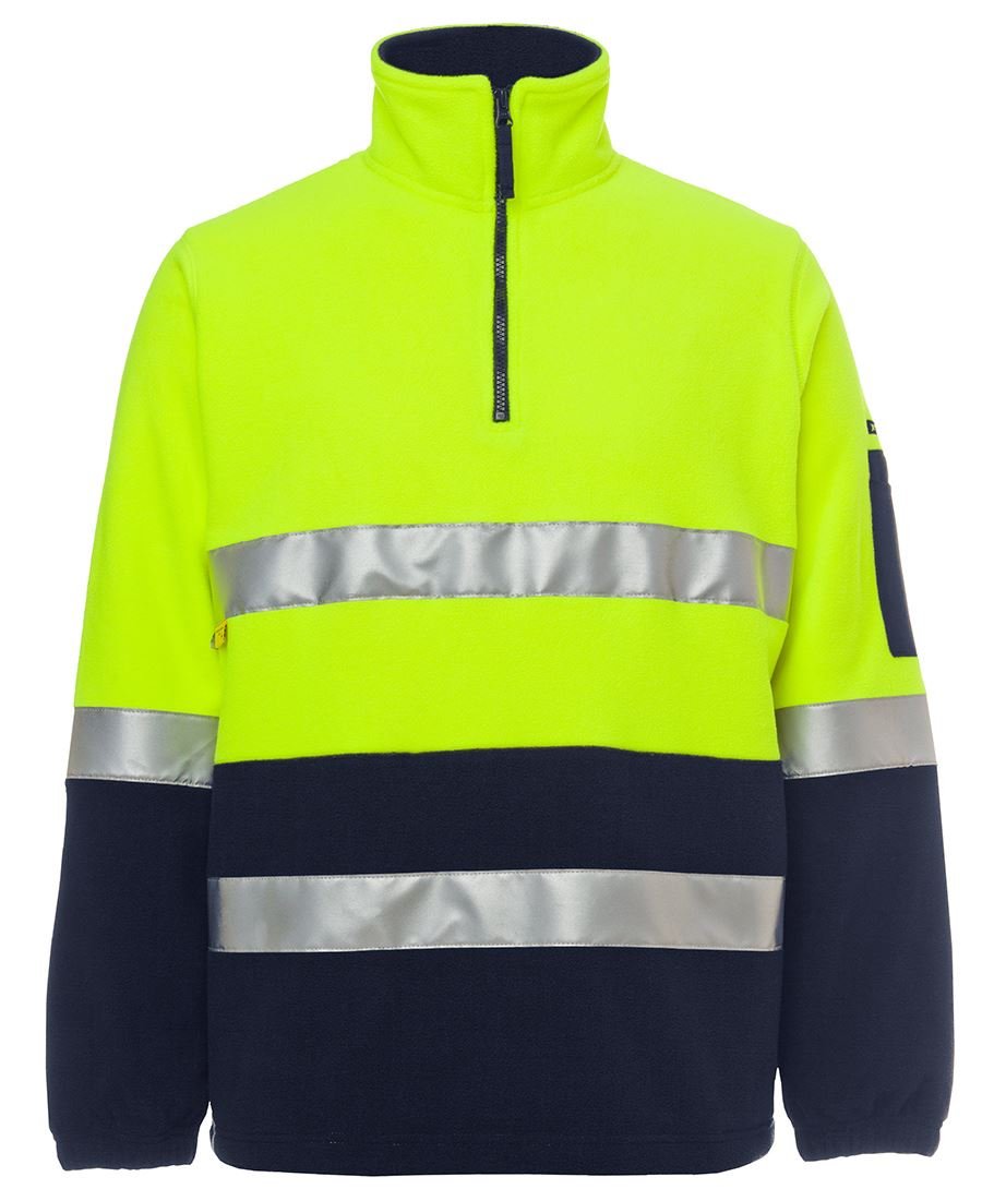 JB's Wear Hi Vis (D+N) 1/2 Zip Polar Fleece 6DNPF - WEARhouse