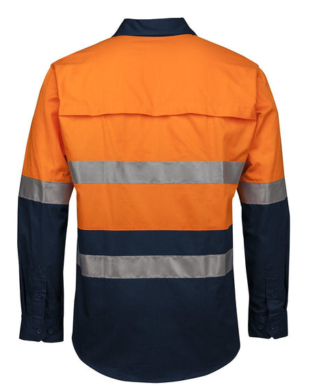 JB's Wear HI VIS (D+N) CLOSE FRONT L/S 150G WORK SHIRT 6HWCS - WEARhouse