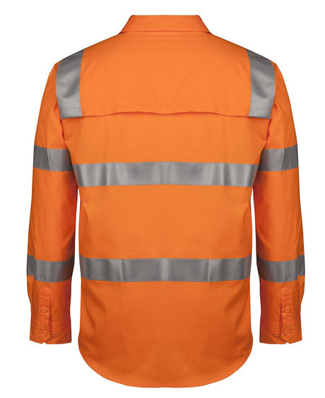 JB's Wear HI VIS (D+N) L/S 150G VIC RAIL WORK SHIRT 6DNWR - WEARhouse