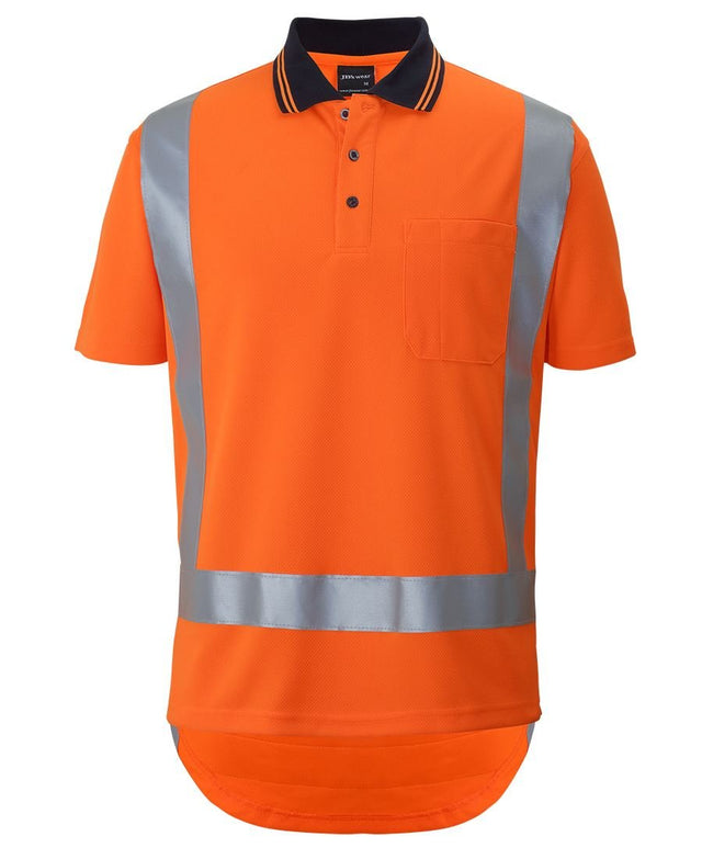 JB's Wear Hi Vis (D+N) S/S Non Cuff TTMC-W Traditional Polo 6DTSP - WEARhouse