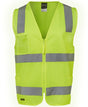 JB's Wear Hi Vis (D+N) Zip Safety Vest 6DNSZ - WEARhouse