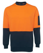 JB's Wear Hi Vis Fleecy Crew 6HVCN - WEARhouse