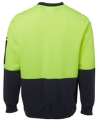 JB's Wear Hi Vis Fleecy Crew 6HVCN - WEARhouse
