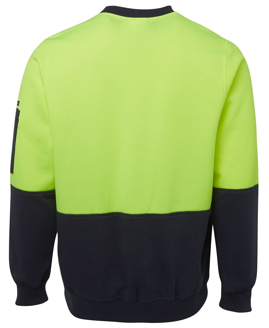 JB's Wear Hi Vis Fleecy Crew 6HVCN - WEARhouse