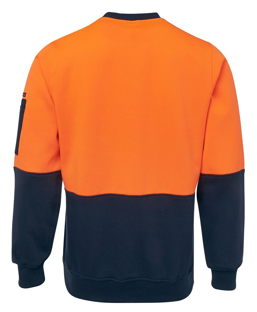 JB's Wear Hi Vis Fleecy Crew 6HVCN - WEARhouse