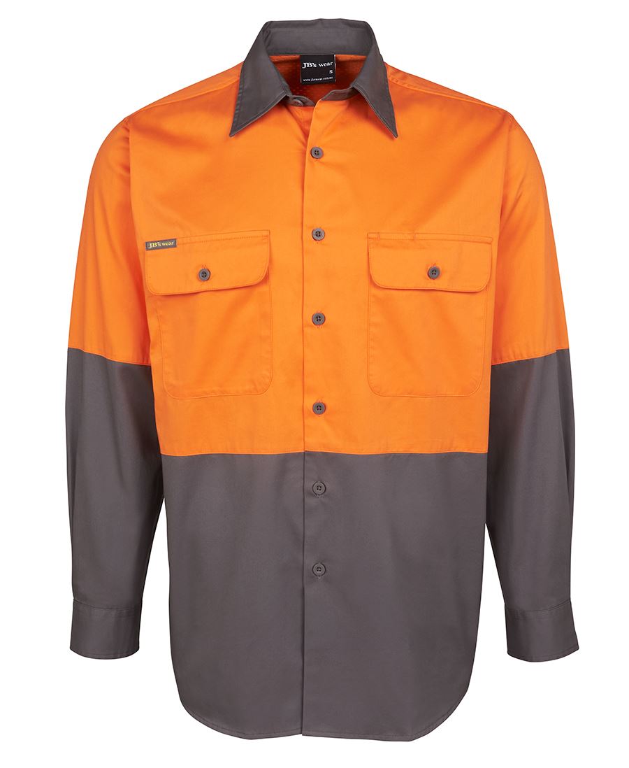 JB's Wear Hi Vis L/S 150G Shirt 6HWSL - WEARhouse