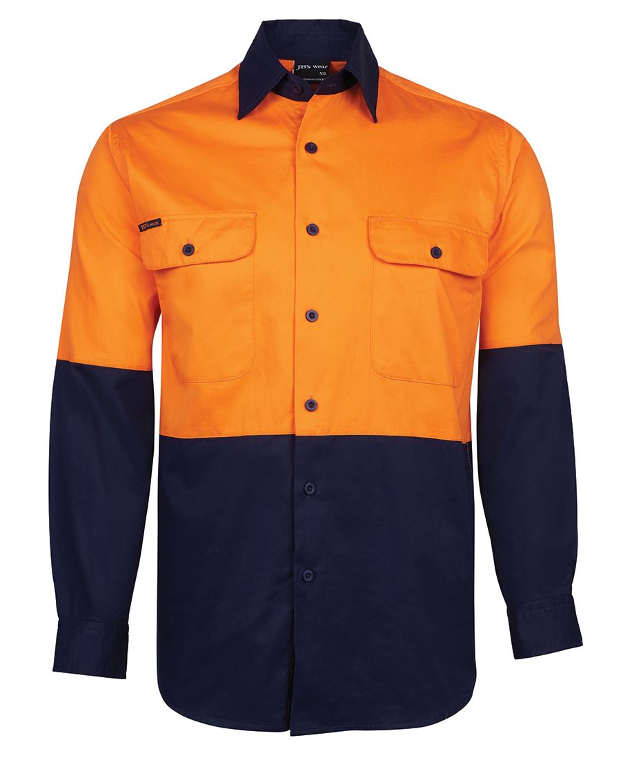 JB's Wear Hi Vis L/S 150G Shirt 6HWSL - WEARhouse