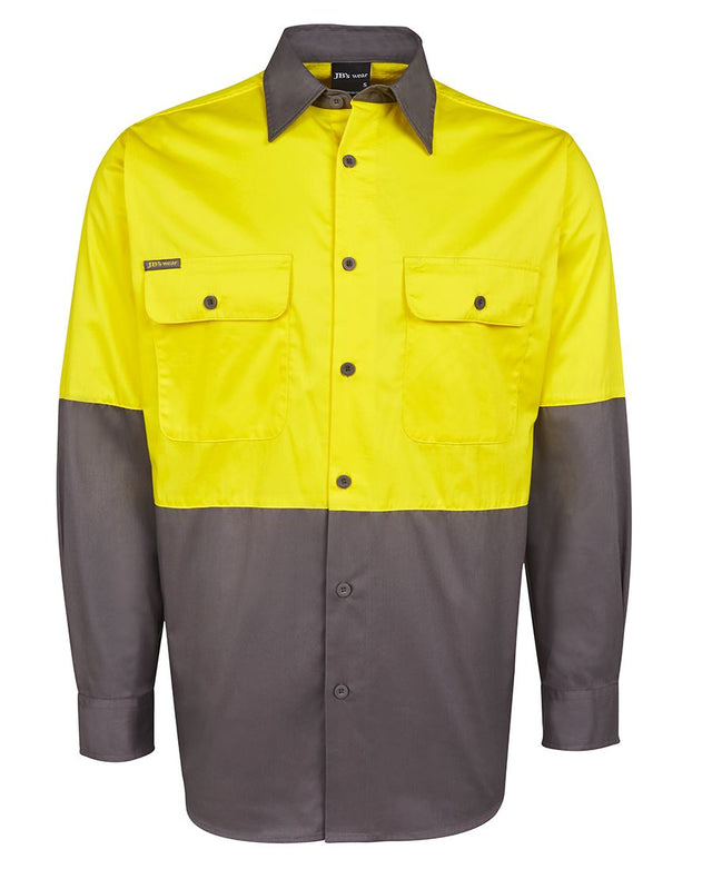 JB's Wear Hi Vis L/S 150G Shirt 6HWSL - WEARhouse