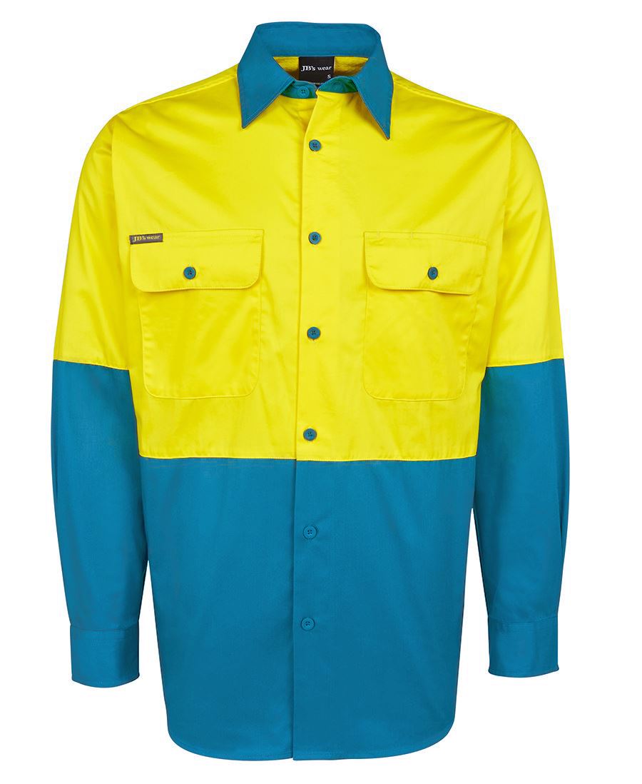 JB's Wear Hi Vis L/S 150G Shirt 6HWSL - WEARhouse