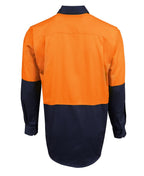 JB's Wear Hi Vis L/S 190g Close Front Shirt 6HVCF - WEARhouse