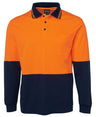 JB's Wear Hi Vis L/S Cotton Back Polo 6HPL - WEARhouse