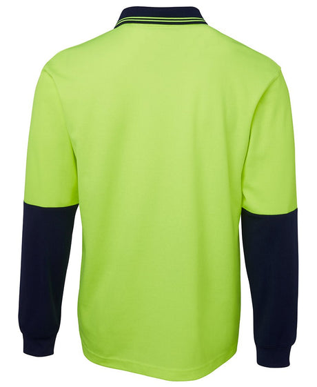 JB's Wear Hi Vis L/S Cotton Back Polo 6HPL - WEARhouse