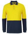 JB's Wear HI VIS L/S COTTON PIQUE TRAD POLO 6HVQL - WEARhouse