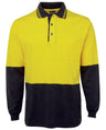 JB's Wear Hi Vis L/S Cotton Polo 6CPHL - WEARhouse